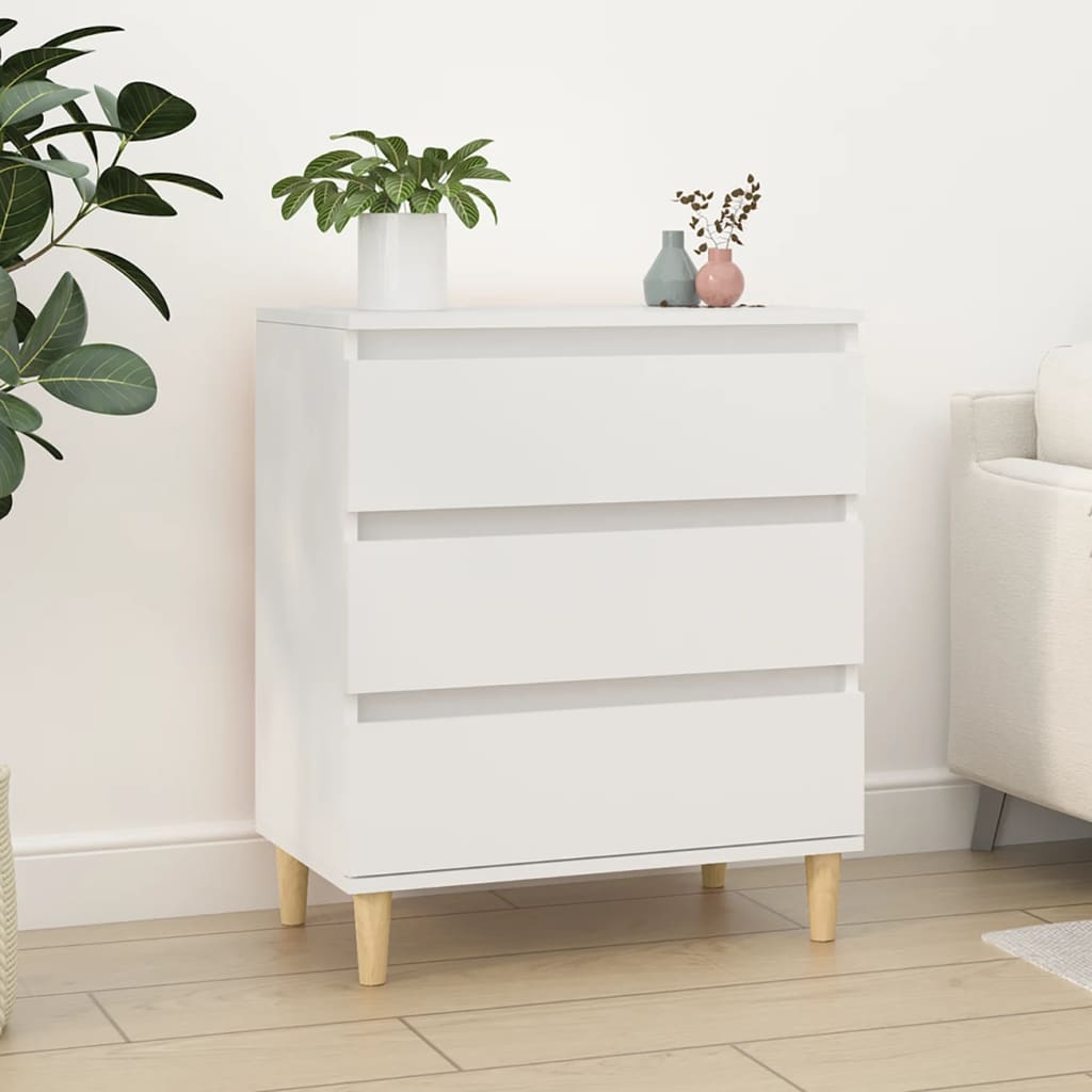 Buffet Blanc 60x35x70 cm Bois d'ingénierie - XIOS