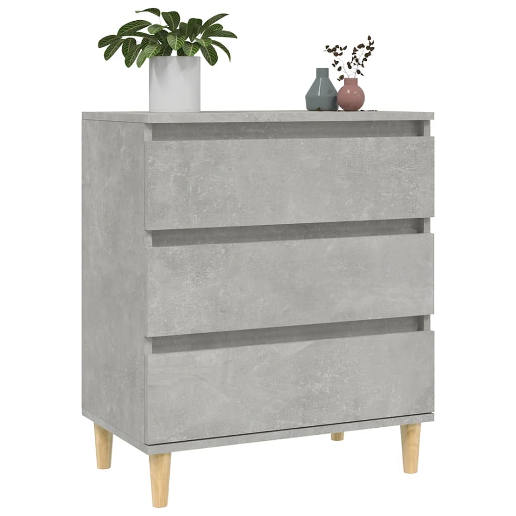 Buffet Gris béton 60x35x70 cm Bois d'ingénierie - XIOS