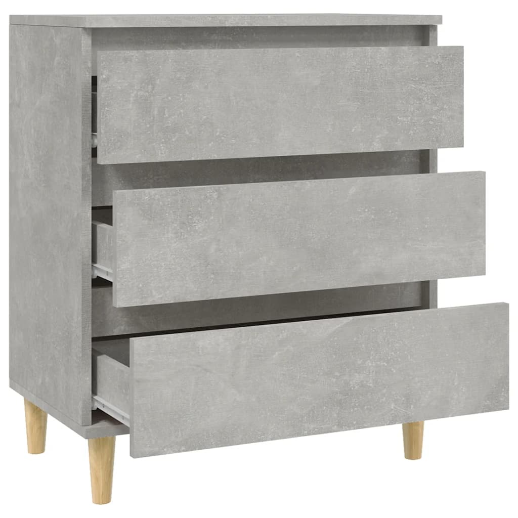 Buffet Gris béton 60x35x70 cm Bois d'ingénierie - XIOS