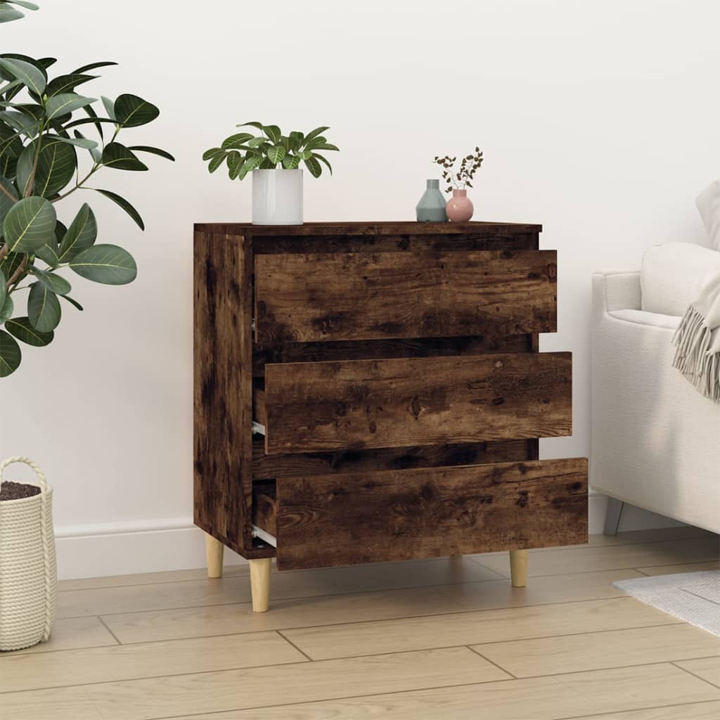 Buffet Chêne fumé 60x35x70 cm Bois d'ingénierie - XIOS