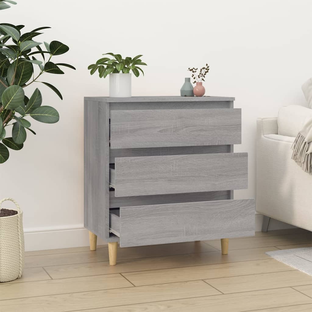 Buffet Sonoma gris 60x35x70 cm Bois d'ingénierie - XIOS