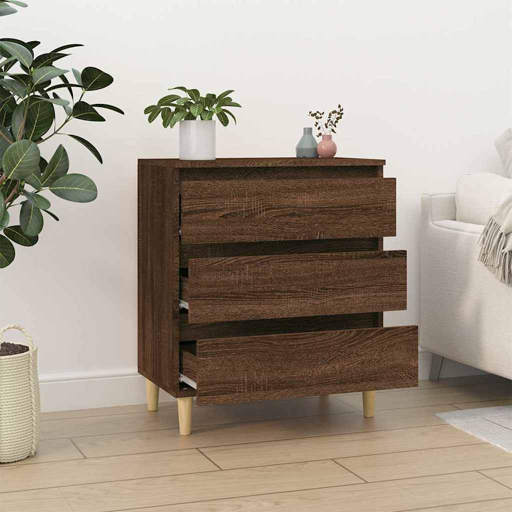 Buffet Chêne marron 60x35x70 cm Bois d'ingénierie - XIOS
