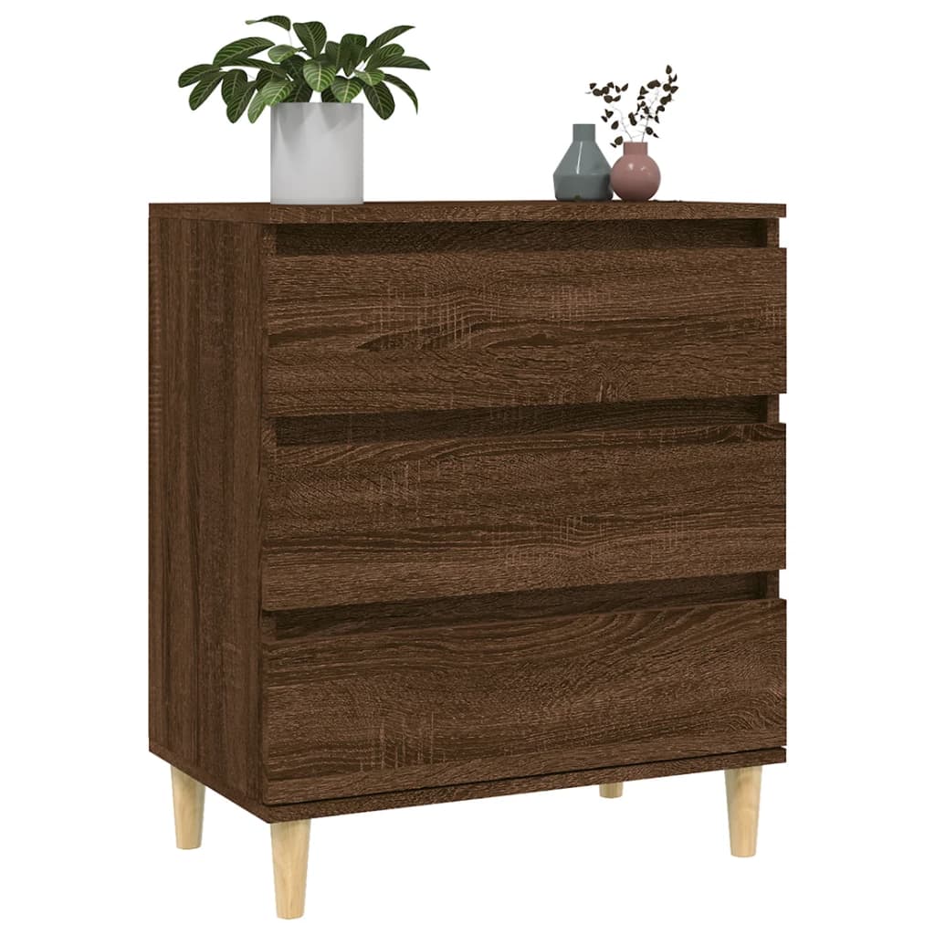Buffet Chêne marron 60x35x70 cm Bois d'ingénierie - XIOS