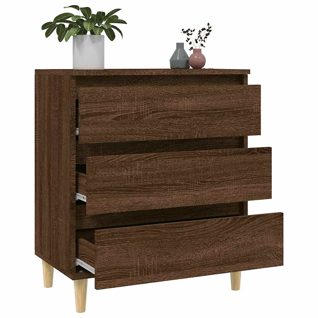 Buffet Chêne marron 60x35x70 cm Bois d'ingénierie - XIOS