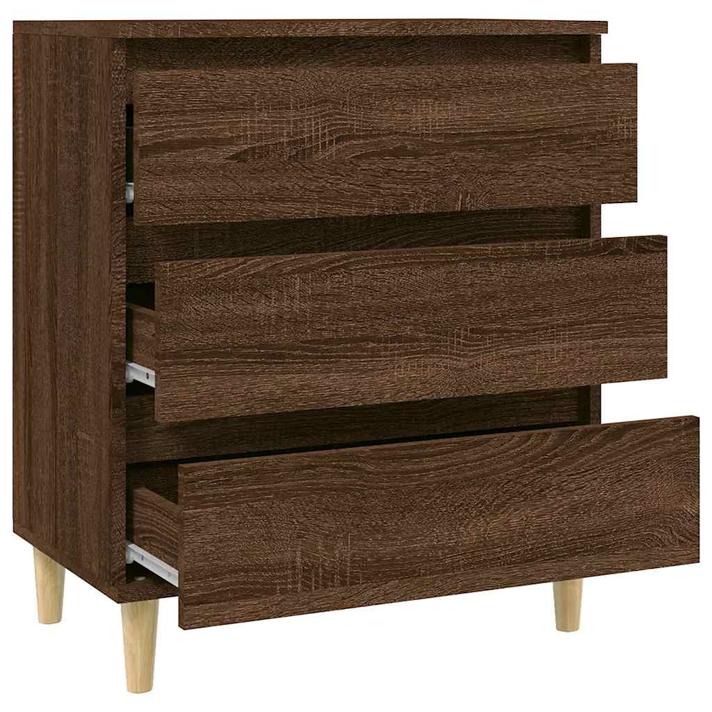 Buffet Chêne marron 60x35x70 cm Bois d'ingénierie - XIOS