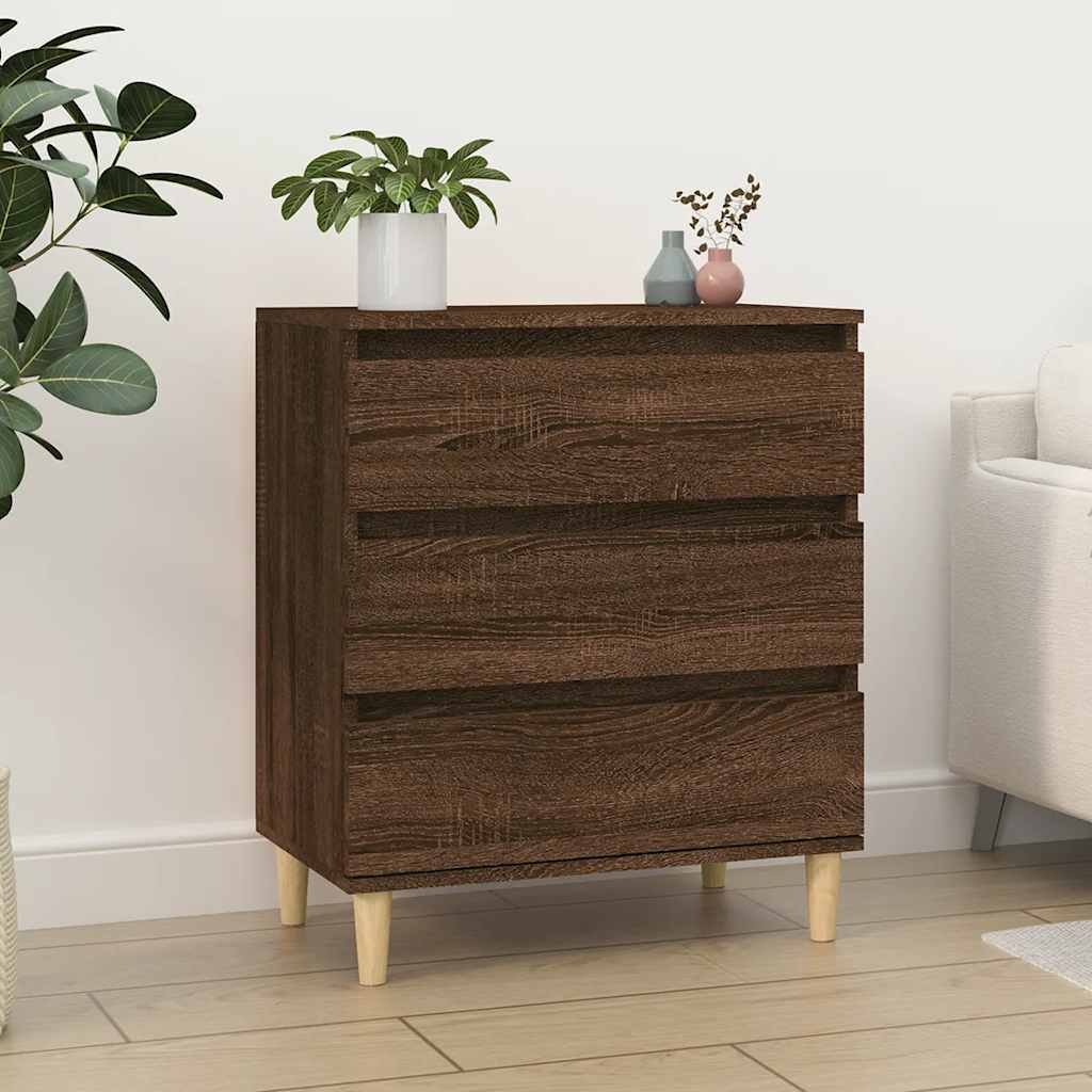 Buffet Chêne marron 60x35x70 cm Bois d'ingénierie - XIOS