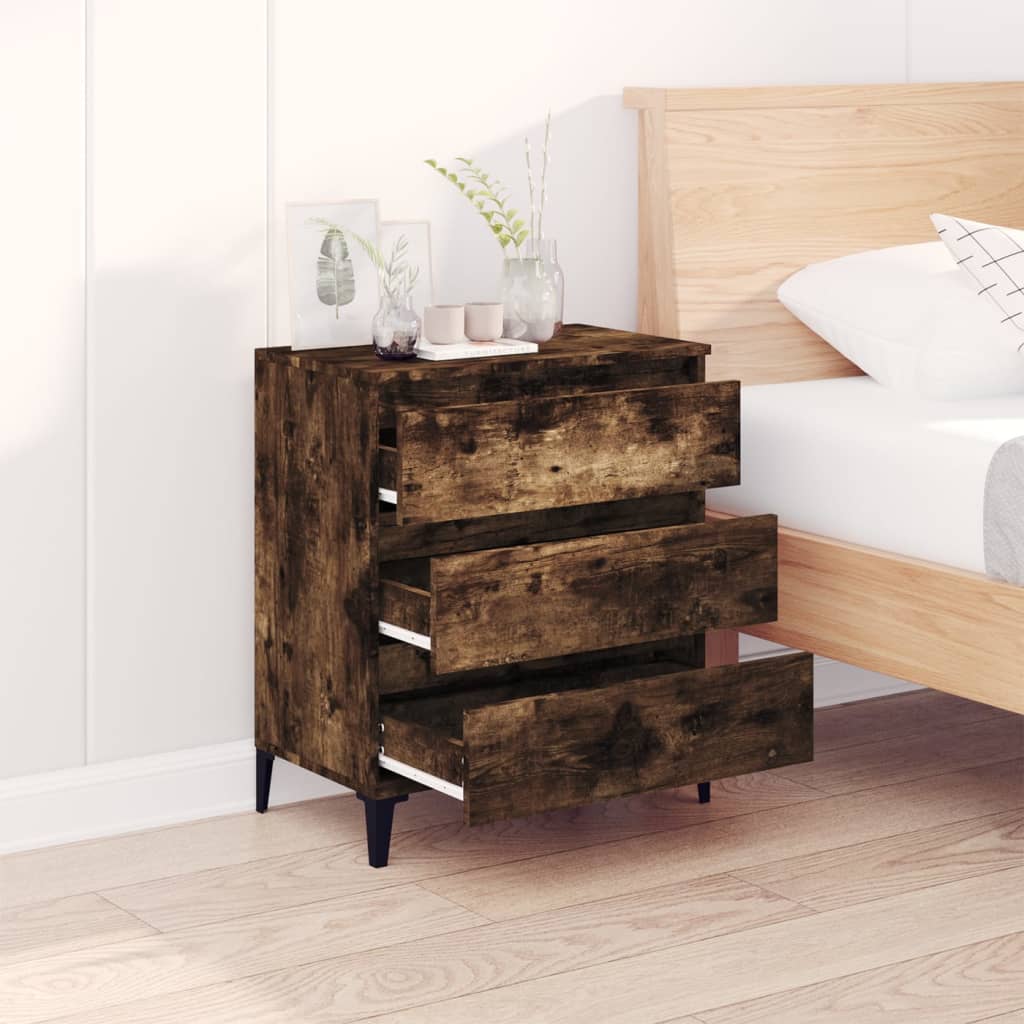 Buffet Chêne fumé 60x35x70 cm Bois d'ingénierie - XIOS