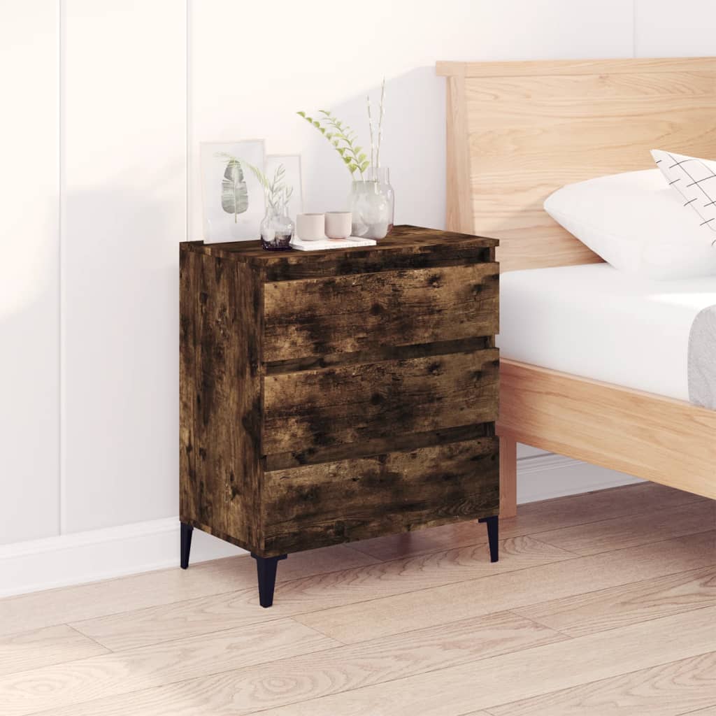 Buffet Chêne fumé 60x35x70 cm Bois d'ingénierie - XIOS