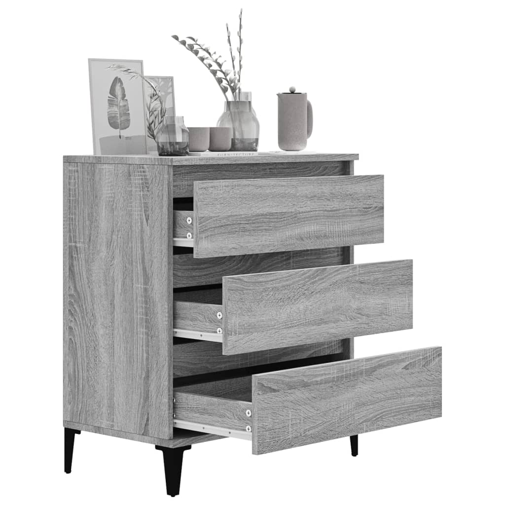 Buffet Sonoma gris 60x35x70 cm Bois d'ingénierie - XIOS