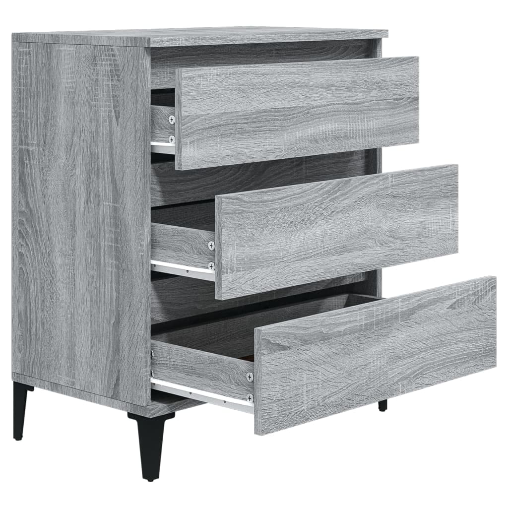 Buffet Sonoma gris 60x35x70 cm Bois d'ingénierie - XIOS