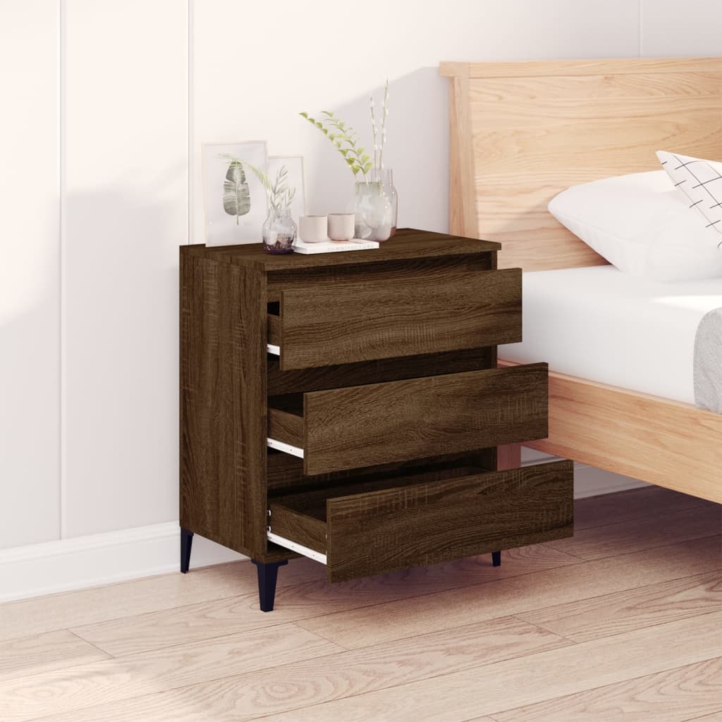 Buffet Chêne marron 60x35x70 cm Bois d'ingénierie - XIOS