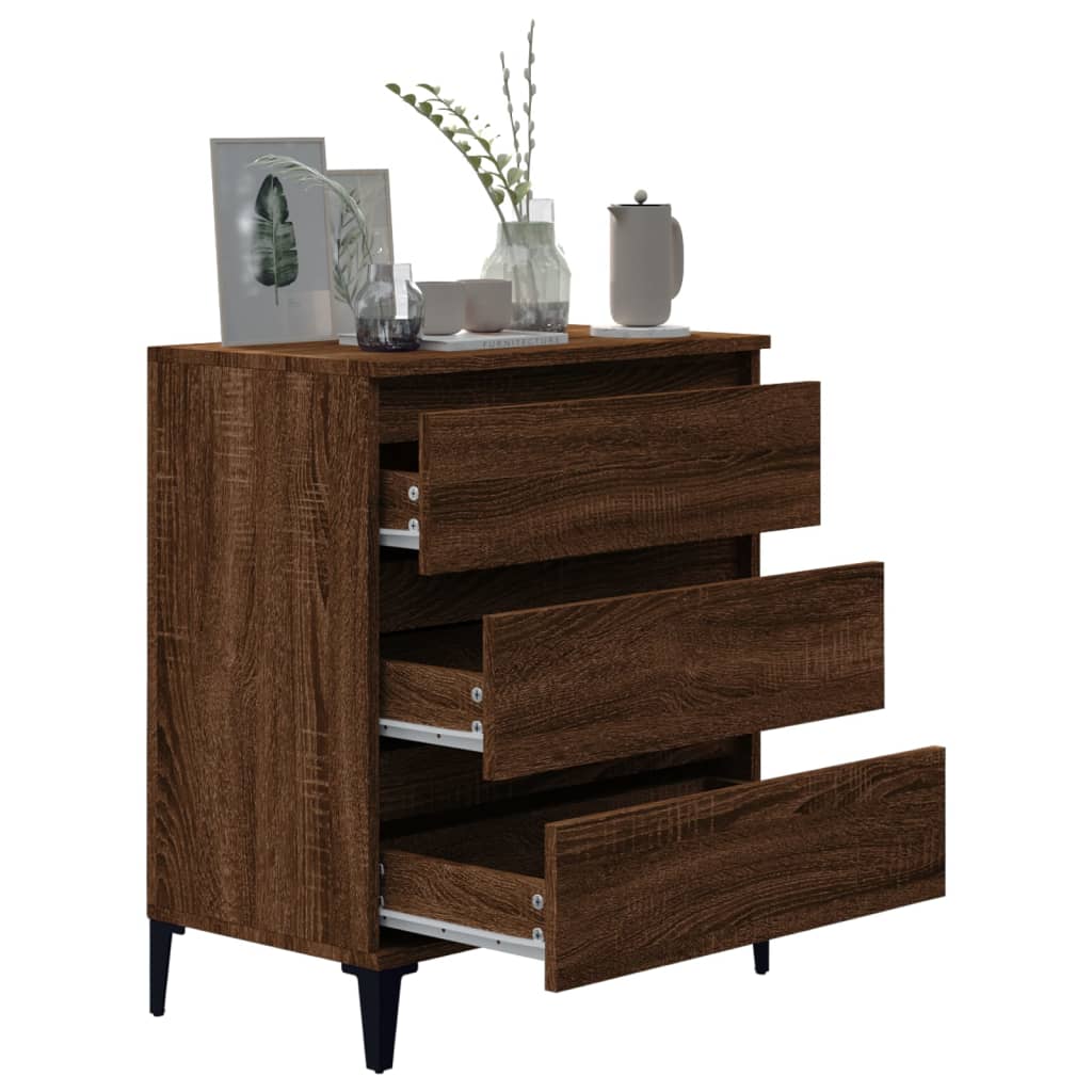 Buffet Chêne marron 60x35x70 cm Bois d'ingénierie - XIOS