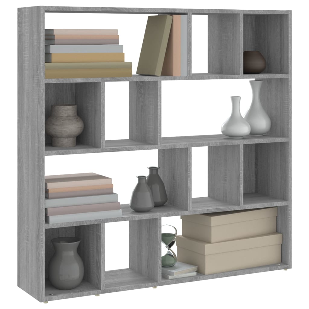 Bibliothèque/Séparateur de pièce Sonoma gris 105x24x102 cm - XIOS