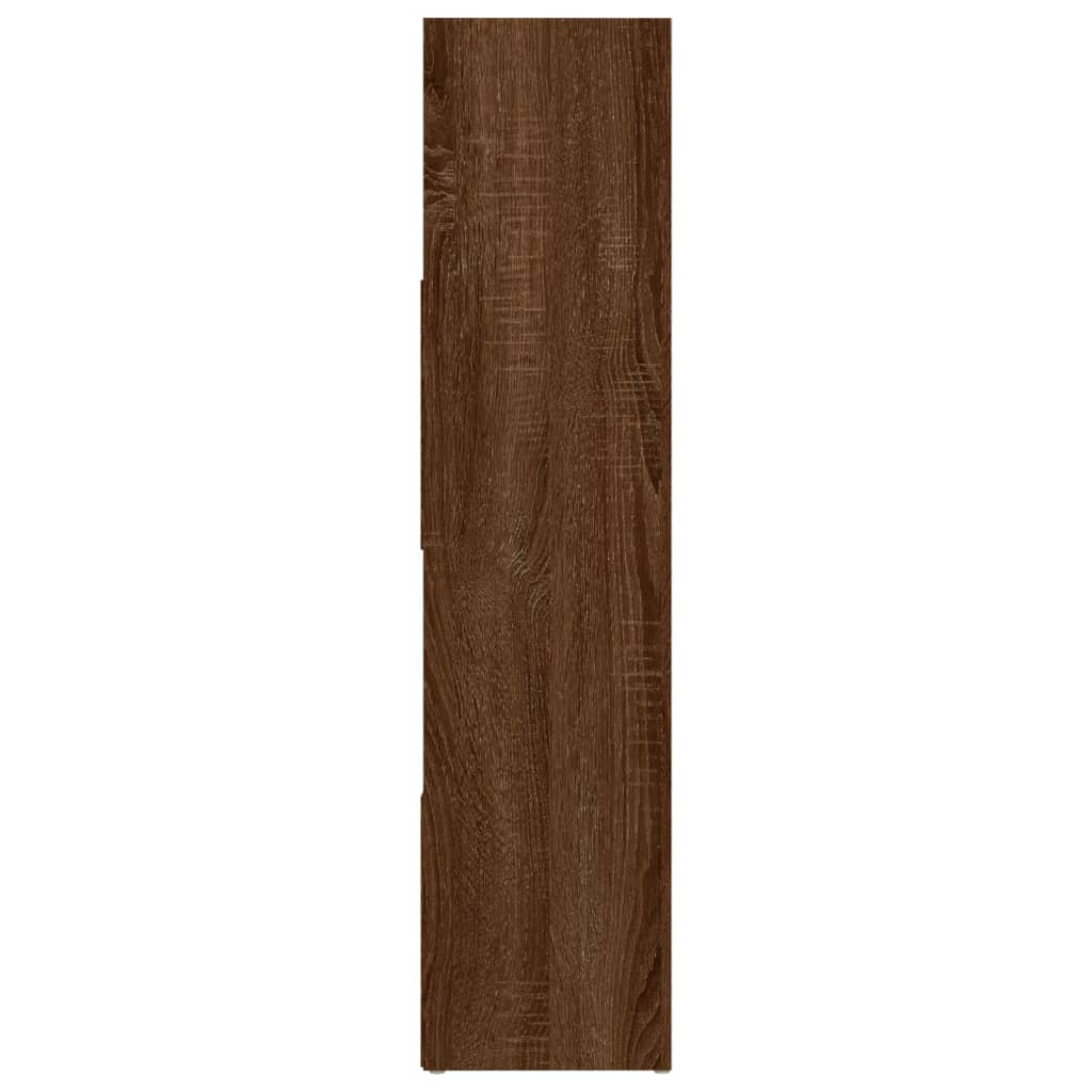 Bibliothèque/Séparateur de pièce Chêne marron 105x24x102 cm