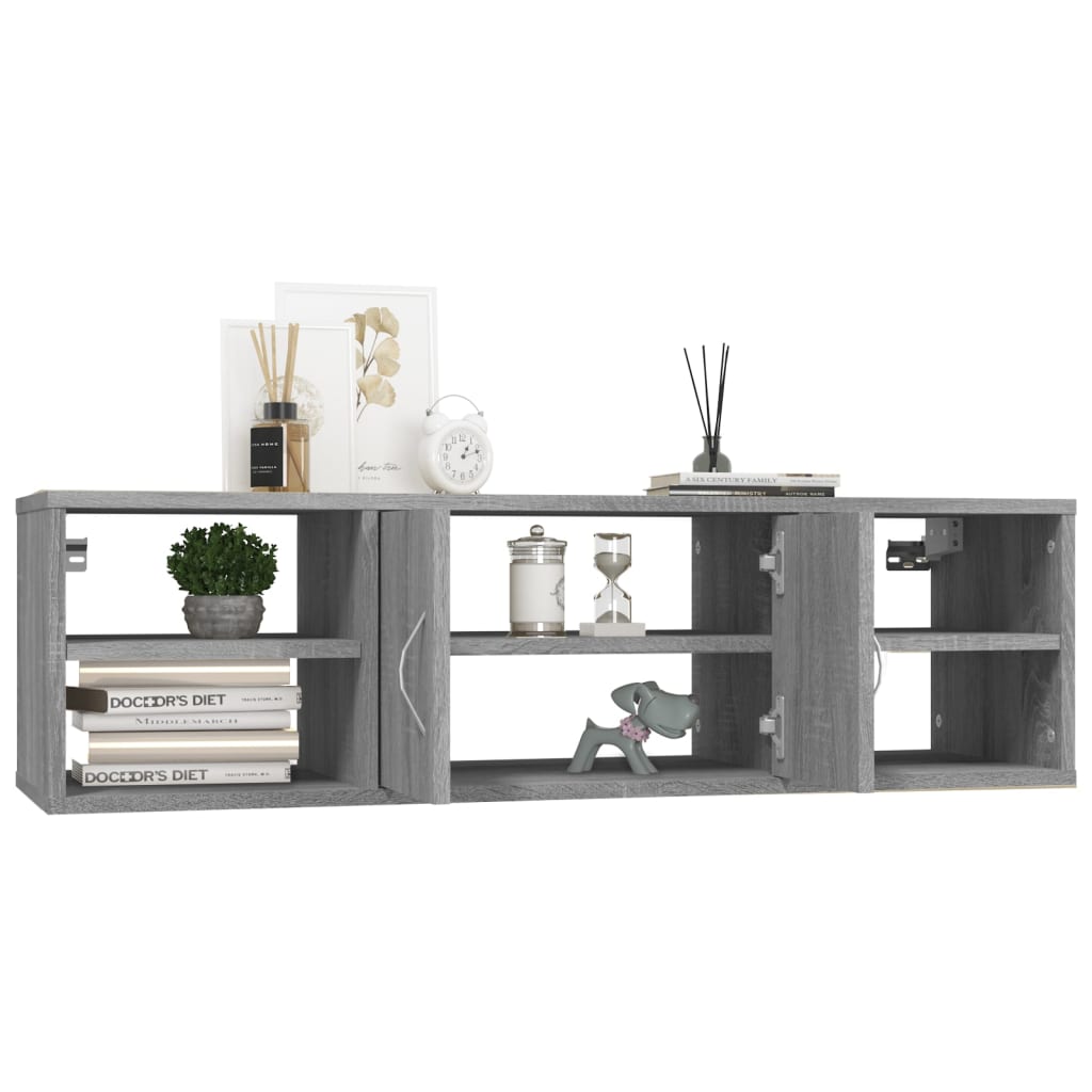 Étagère murale Sonoma gris 102x30x29 cm Bois ingénierie - XIOS