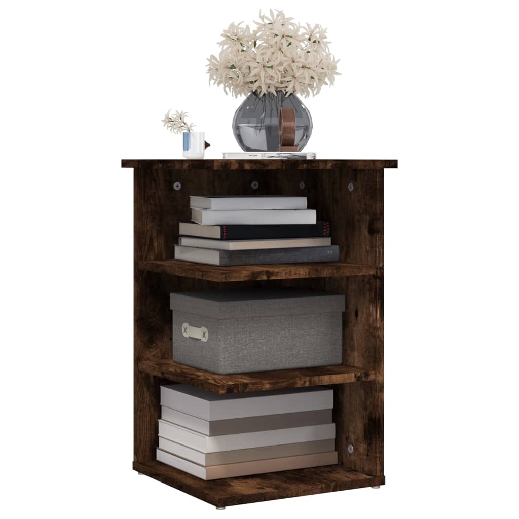 Armoire latérale Chêne fumé 35x35x55 cm Bois d'ingénierie - XIOS