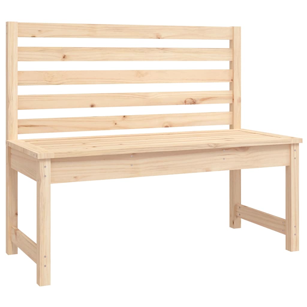 Ensemble à manger de jardin 4 pcs bois massif de pin