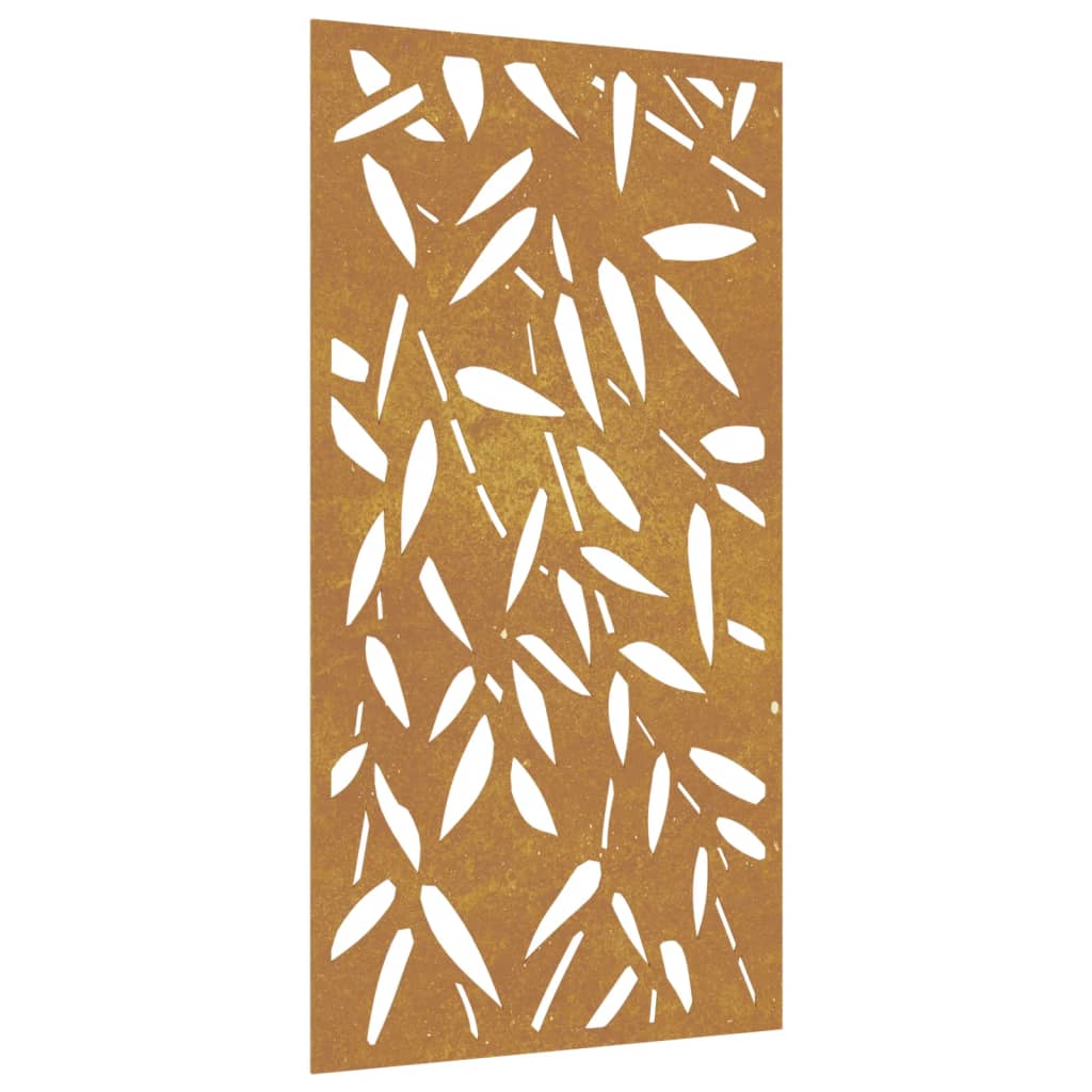 Décoration murale jardin 105x55 cm design de feuille de bambou - XIOS