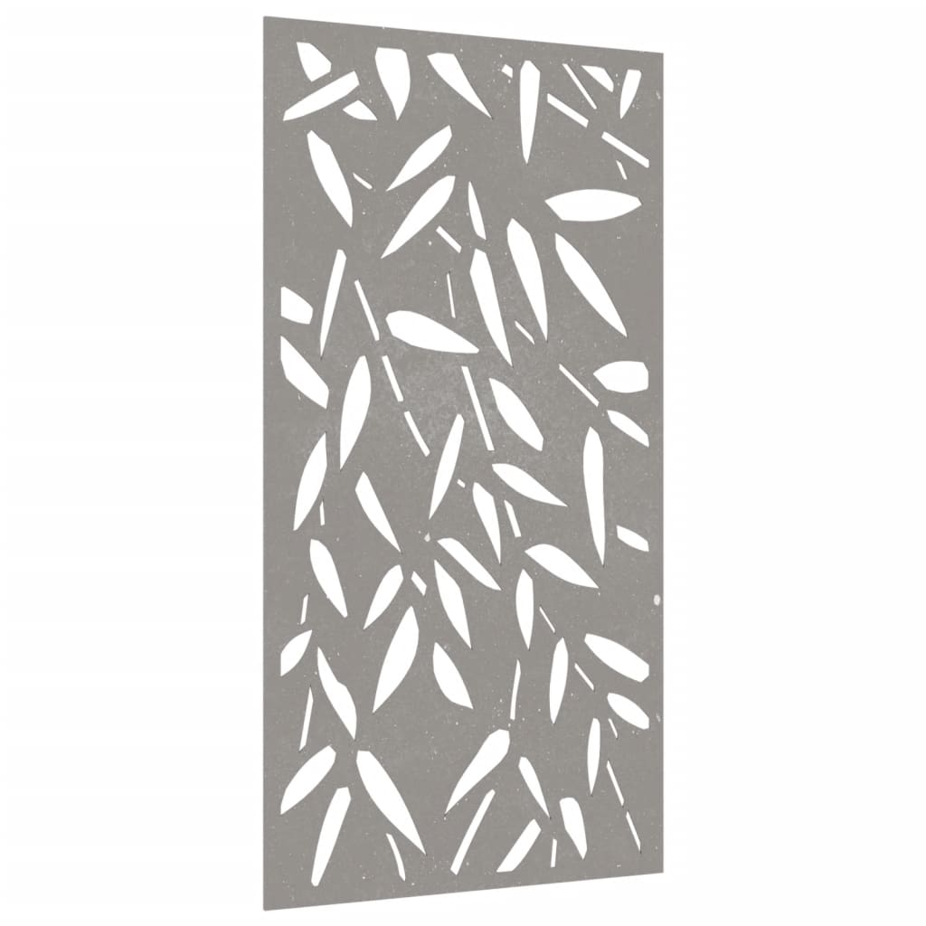 Décoration murale jardin 105x55 cm design de feuille de bambou - XIOS
