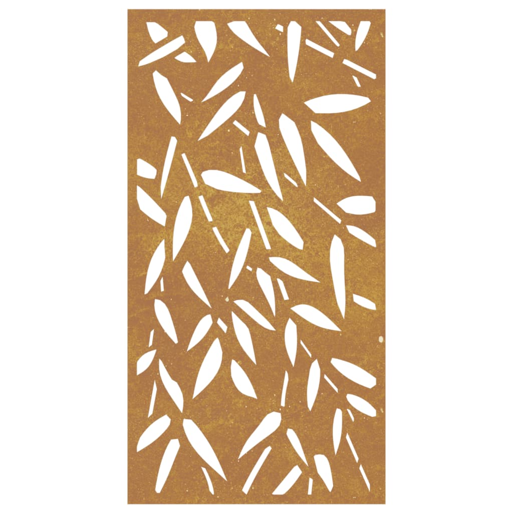 Décoration murale jardin 105x55 cm design de feuille de bambou - XIOS