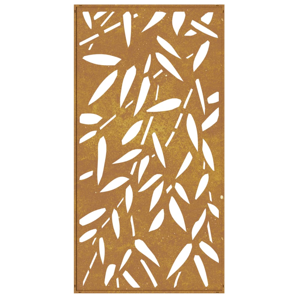 Décoration murale jardin 105x55 cm design de feuille de bambou - XIOS