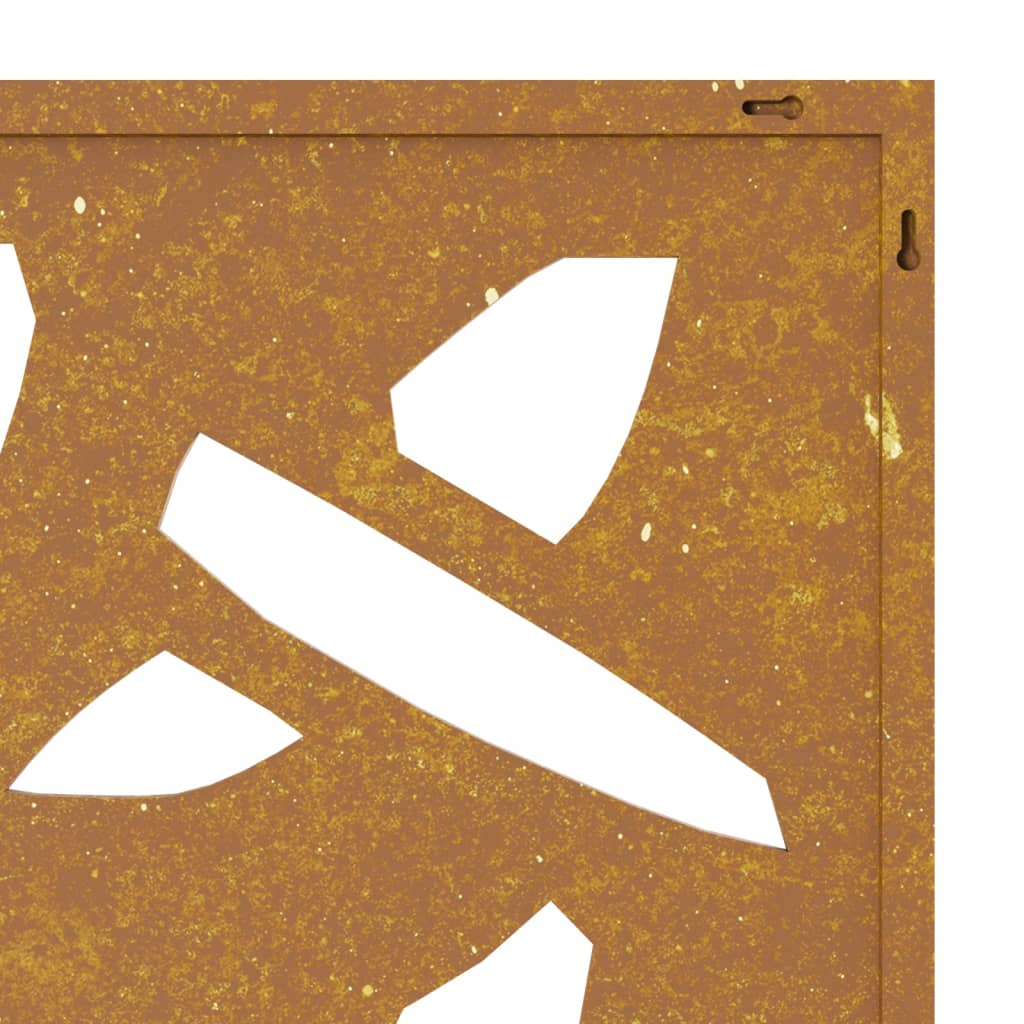 Décoration murale jardin 105x55 cm design de feuille de bambou - XIOS