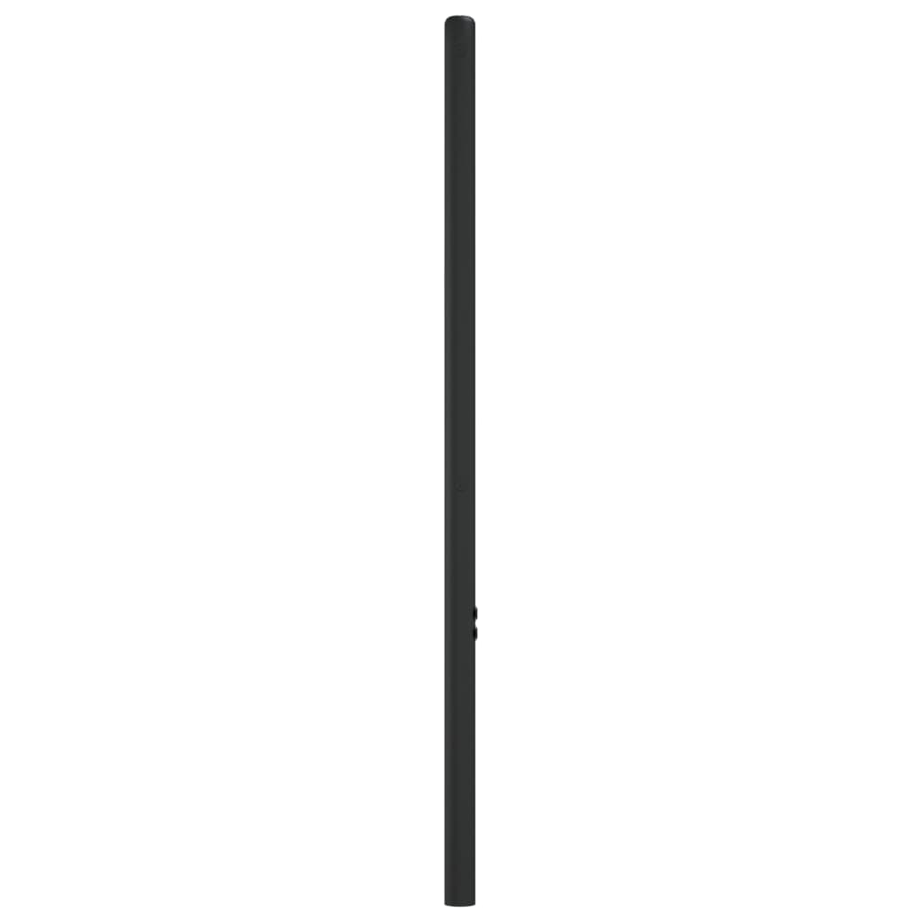 Tête de lit métal noir 75 cm - XIOS