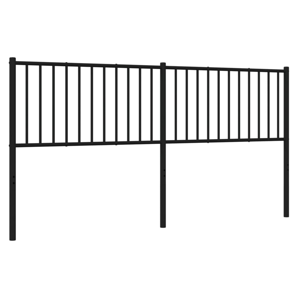 Tête de lit métal noir 180 cm - XIOS