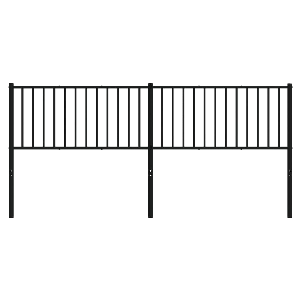 Tête de lit métal noir 193 cm - XIOS