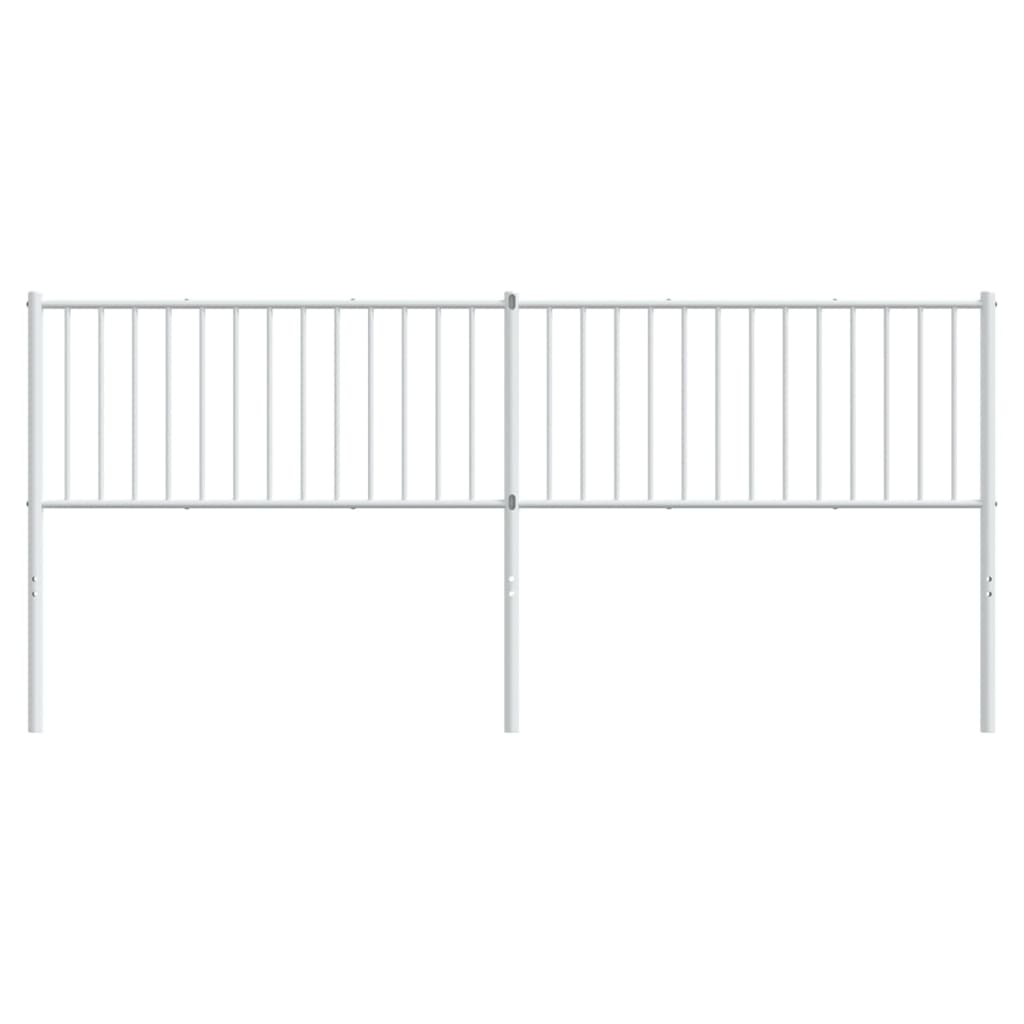 Tête de lit métal blanc 200 cm - XIOS