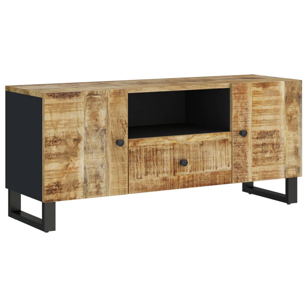Meuble TV 105x33,5x46 cm bois de manguier et d'ingénierie - XIOS