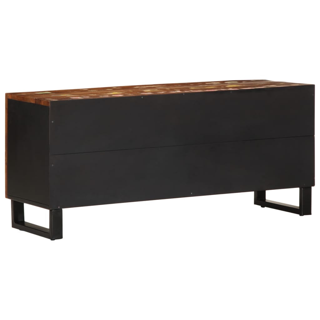 Meuble TV 105x33,5x46 cm bois de récupération et d'ingénierie - XIOS