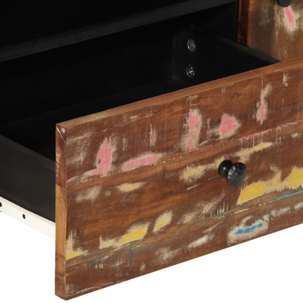 Meuble TV 105x33,5x46 cm bois de récupération et d'ingénierie - XIOS