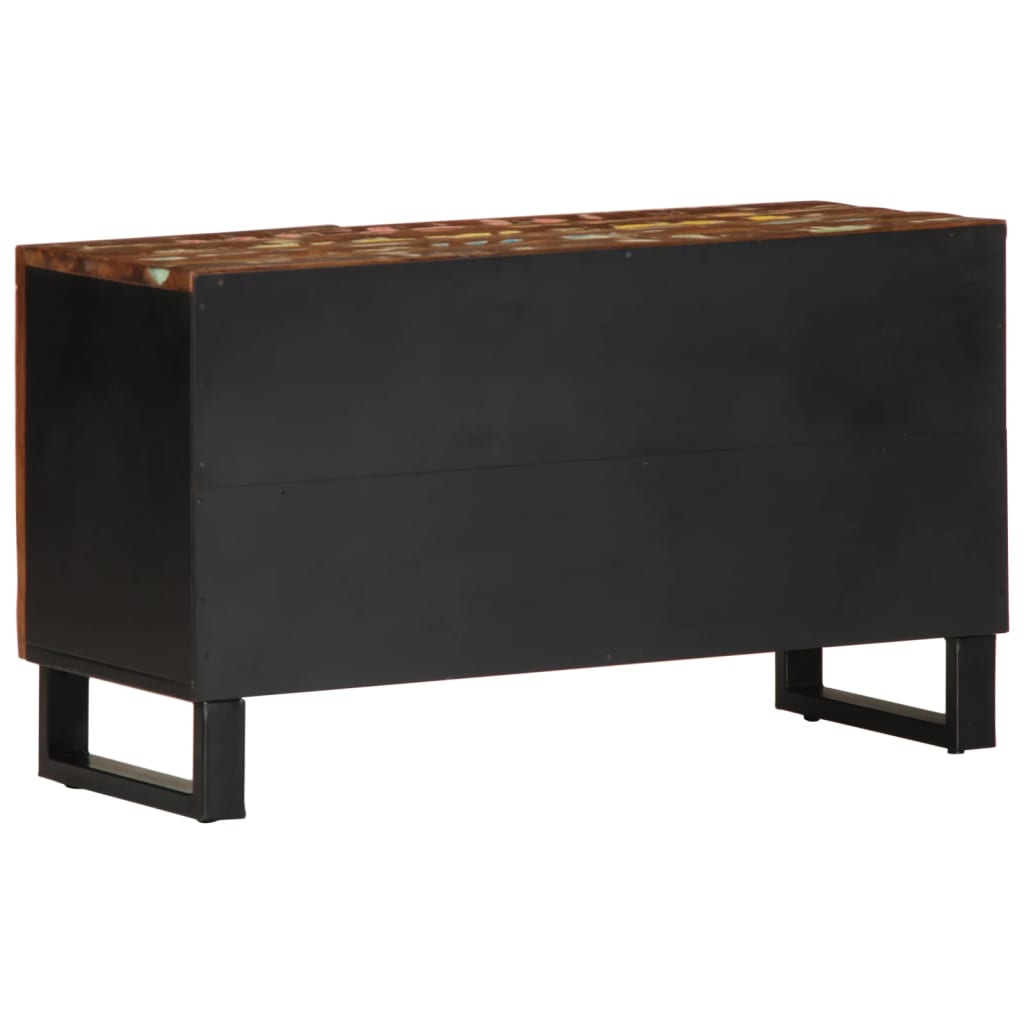 Meuble TV 80x33x46 cm bois de récupération et d'ingénierie - XIOS