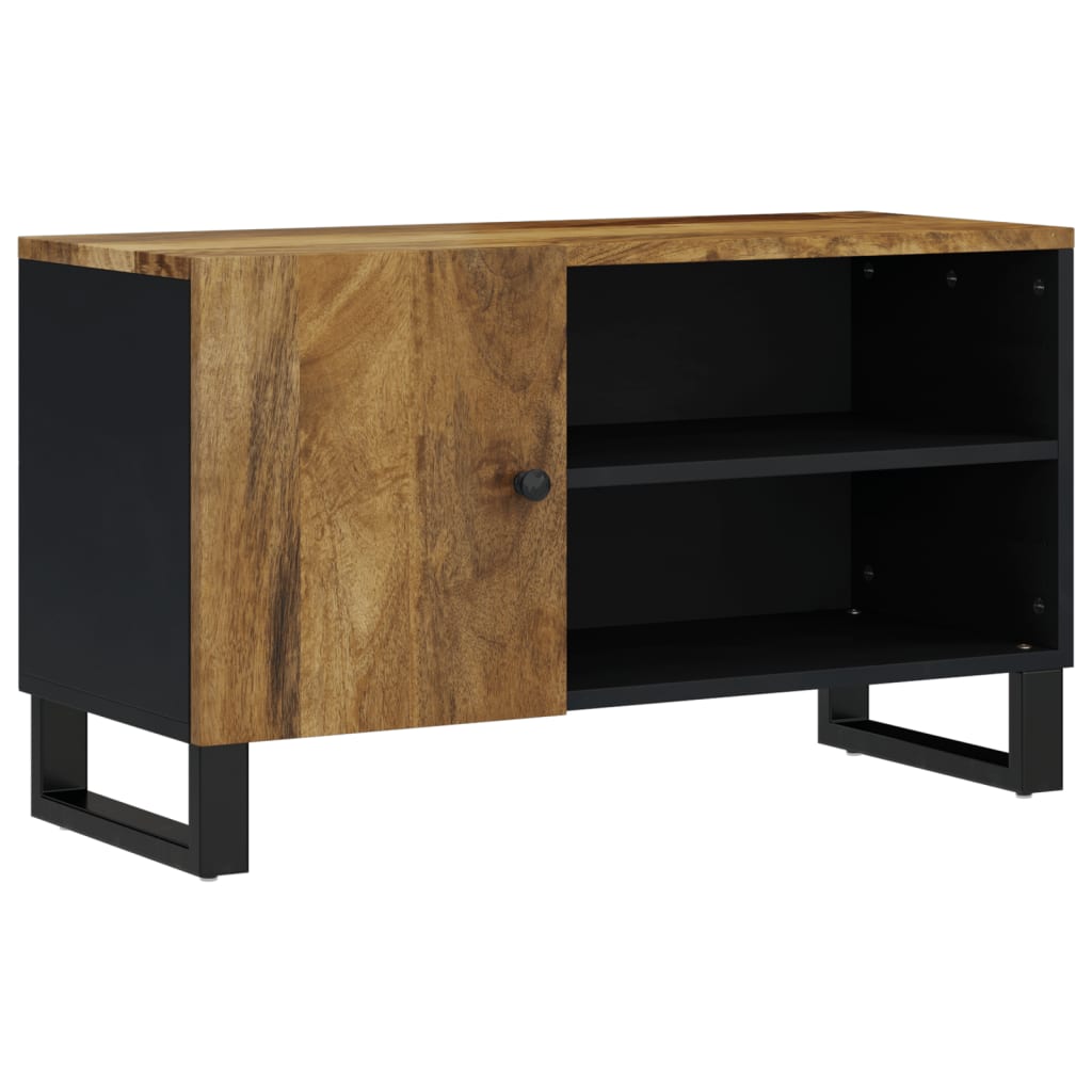 Meuble TV 80x33x46 cm bois de manguier et d'ingénierie - XIOS