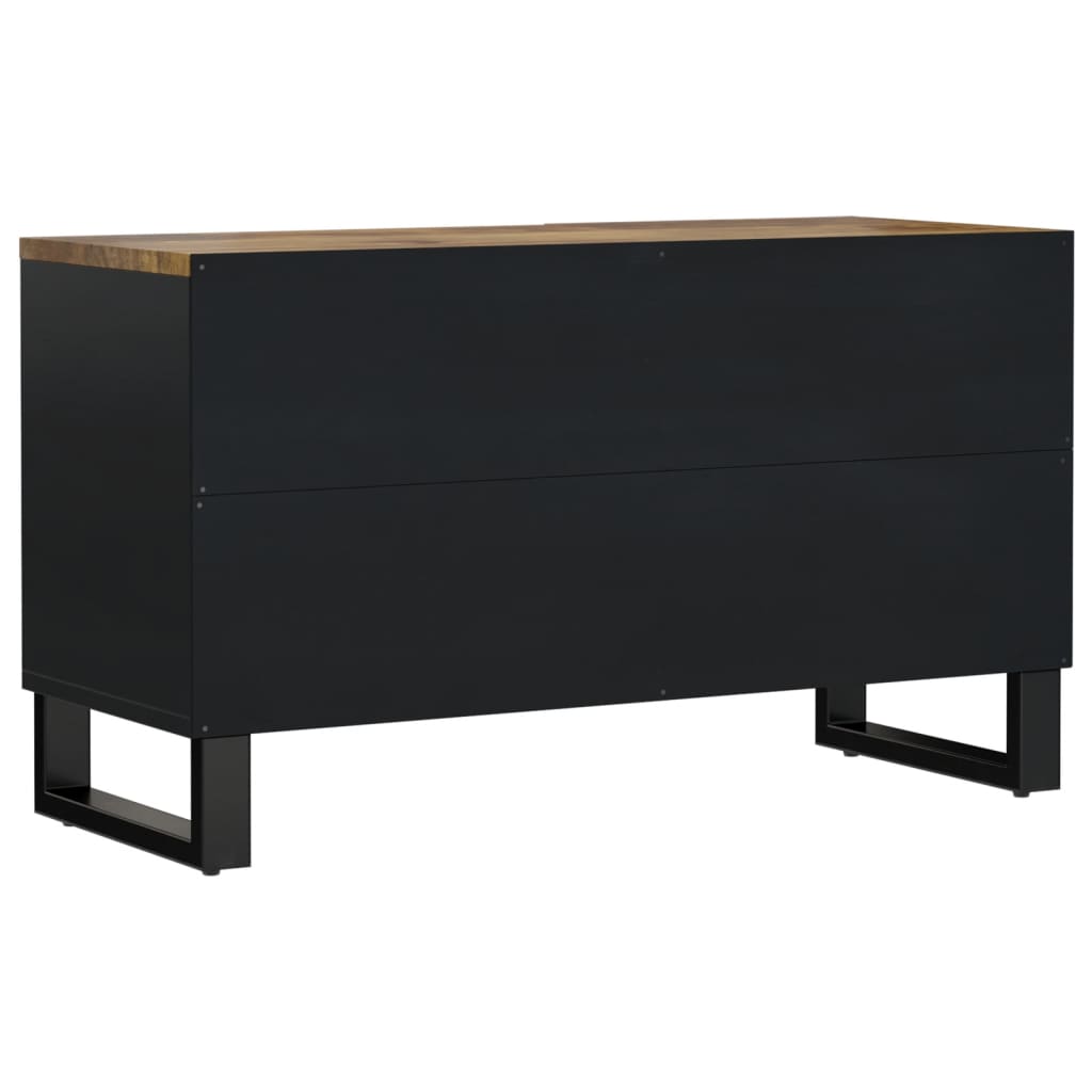 Meuble TV 80x33x46 cm bois de manguier et d'ingénierie - XIOS