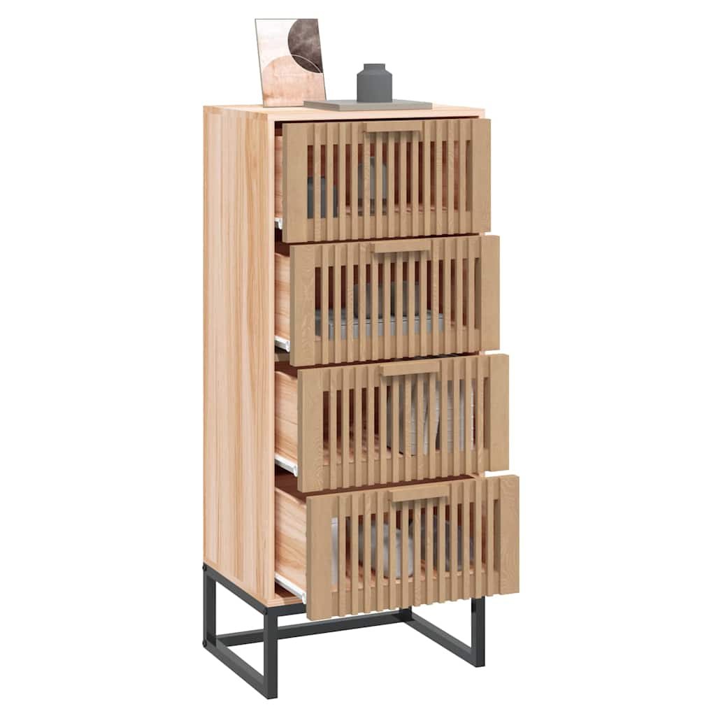 Buffet haut 40x30x95 cm bois d'ingénierie - XIOS