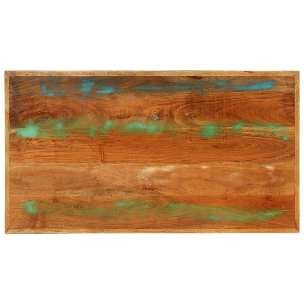 Table basse 100x55x45 cm bois de récupération massif - XIOS