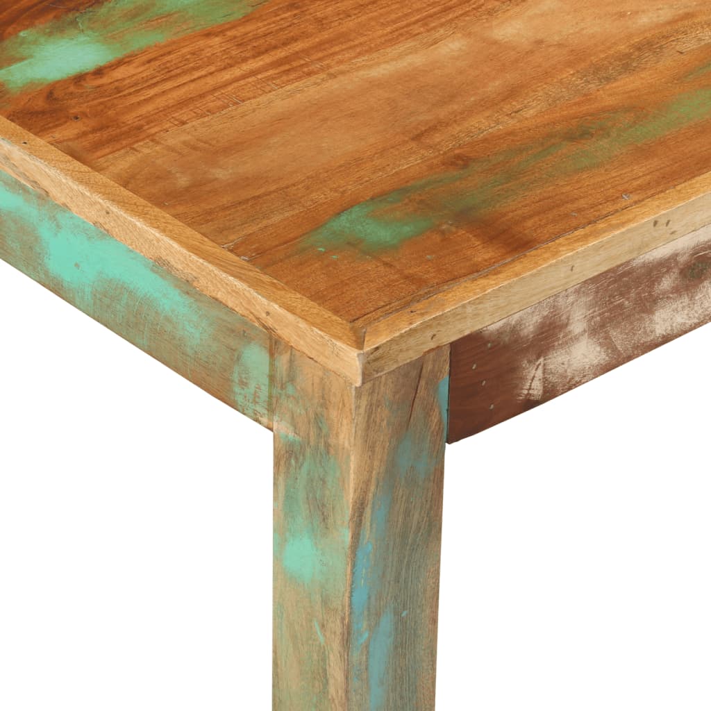 Table basse 100x55x45 cm bois de récupération massif - XIOS