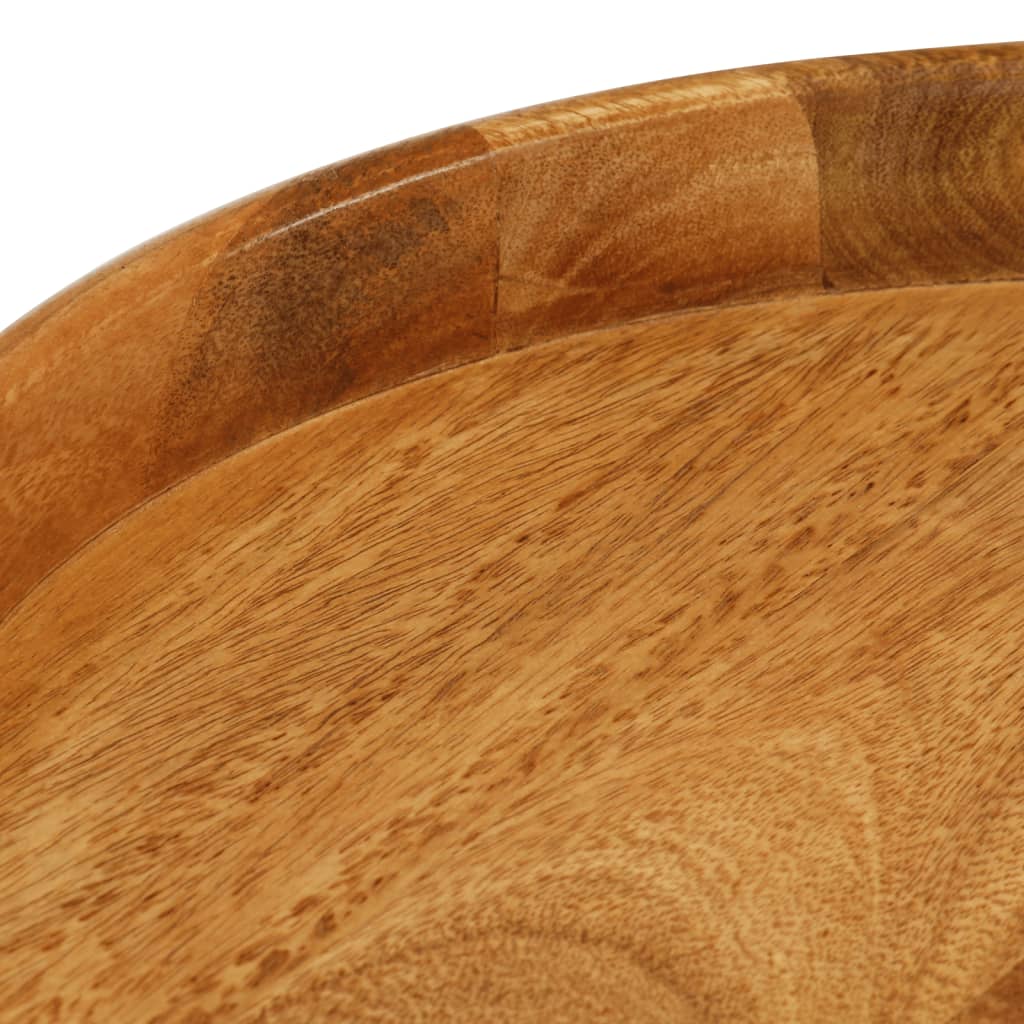 Tables basses rondes 3 pcs bois de manguier massif - XIOS