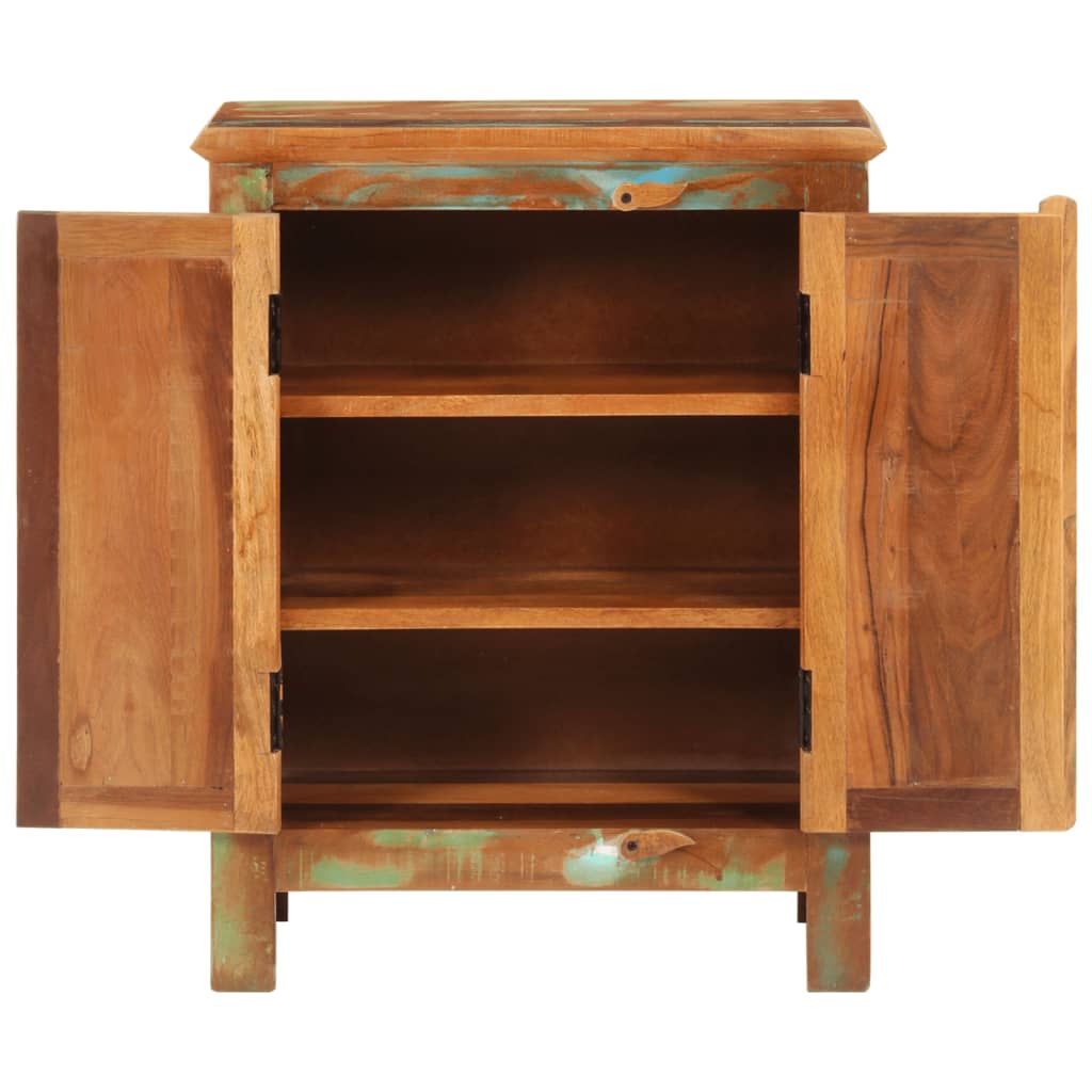 Buffet avec 2 portes 55x30x70 cm bois massif de récupération - XIOS
