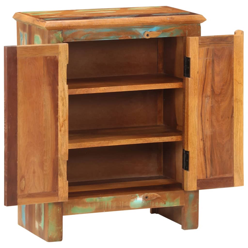Buffet avec 2 portes 55x30x70 cm bois massif de récupération - XIOS