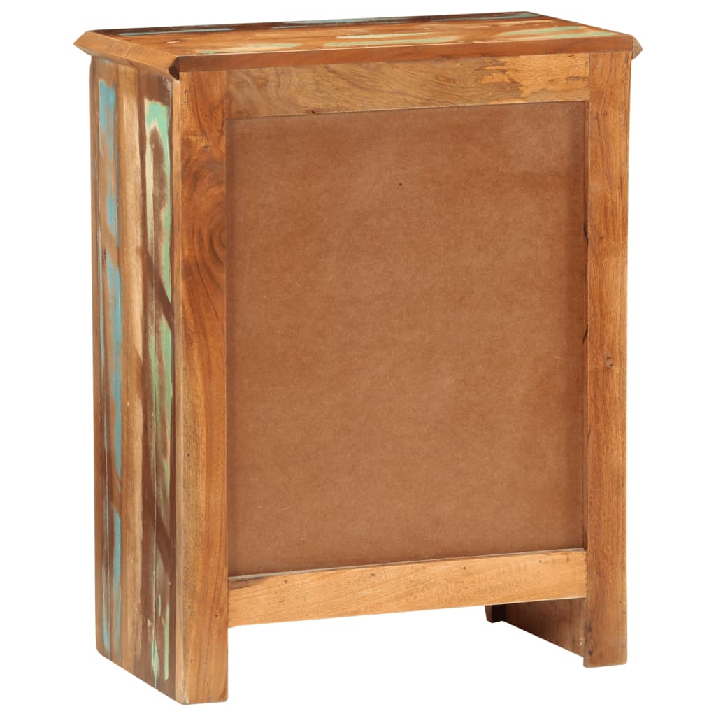 Buffet avec 2 portes 55x30x70 cm bois massif de récupération - XIOS