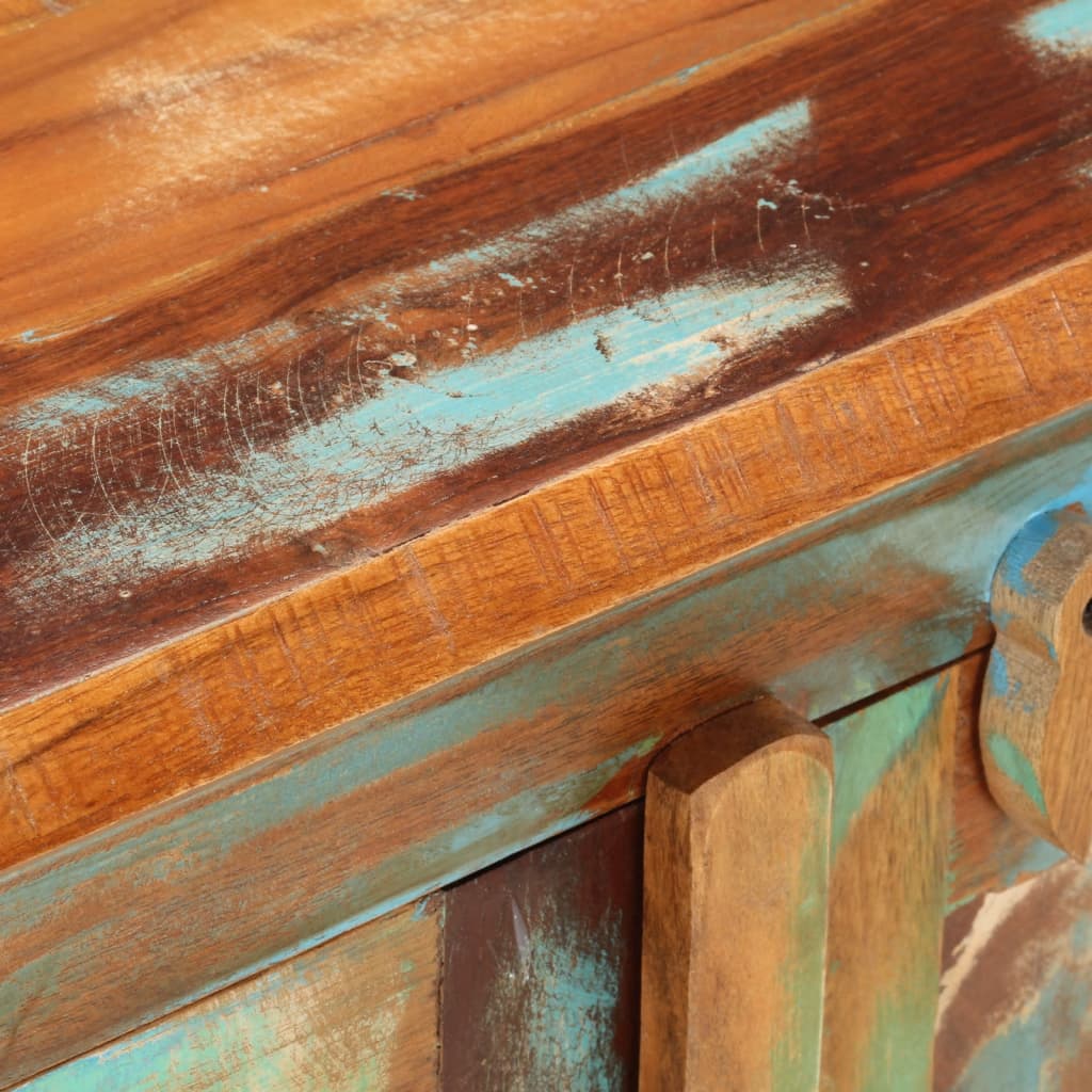 Buffet avec 2 portes 55x30x70 cm bois massif de récupération - XIOS