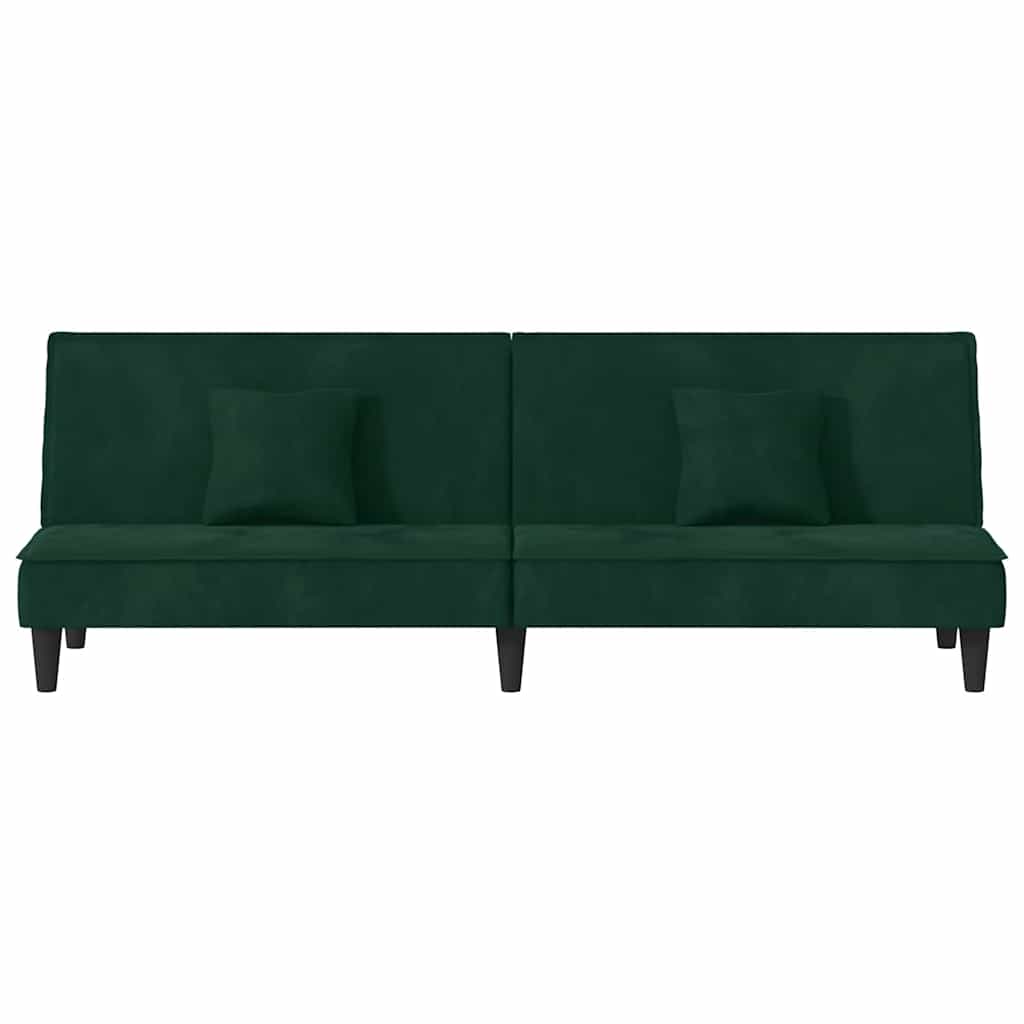 Canapé-lit vert foncé Velours - XIOS