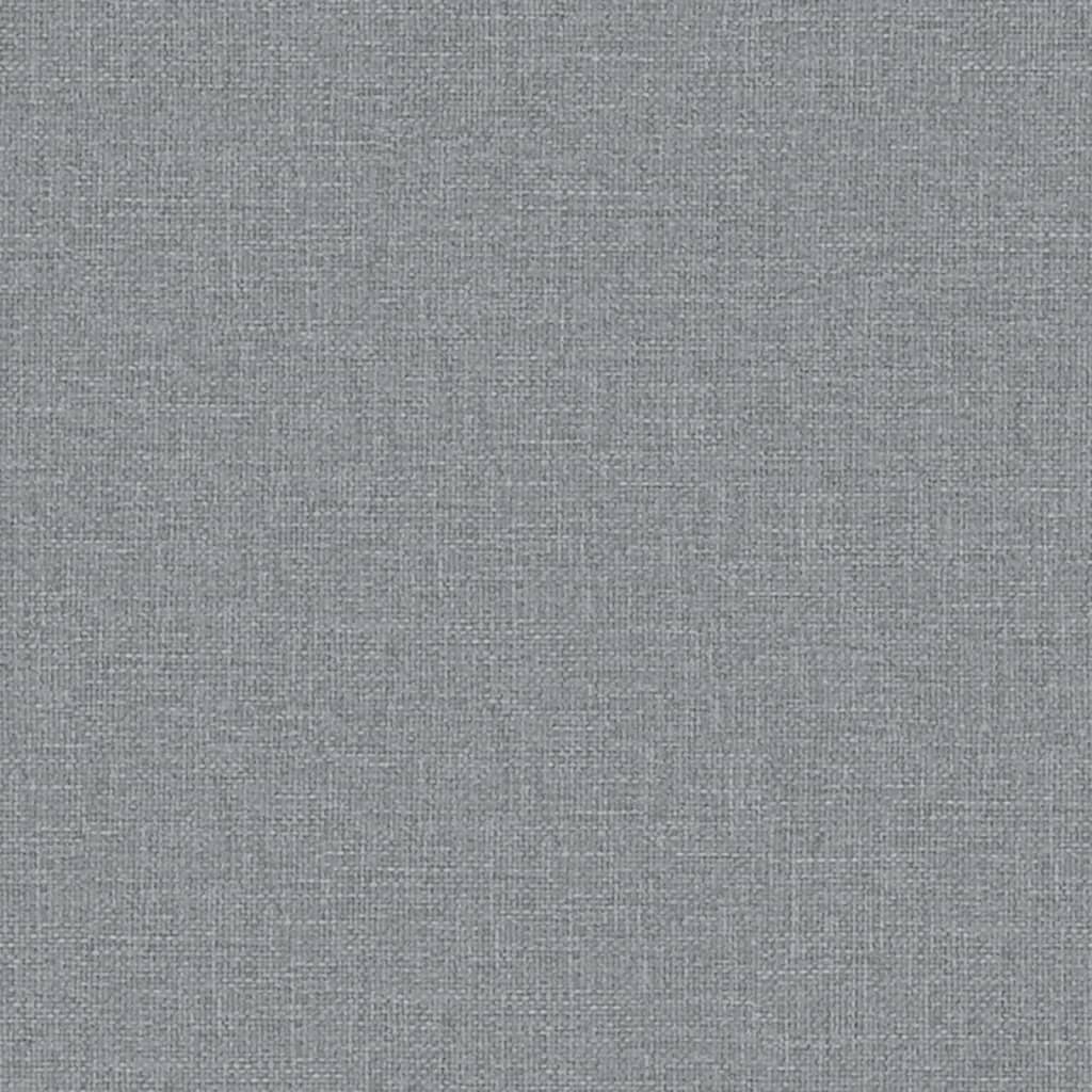 Canapé-lit avec accoudoirs gris clair tissu - XIOS