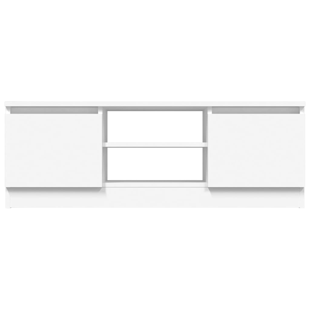 Meuble TV avec porte Blanc 102x30x36 cm - XIOS