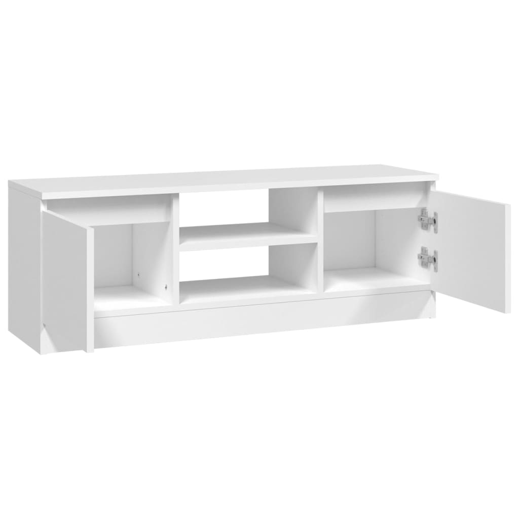 Meuble TV avec porte Blanc 102x30x36 cm - XIOS