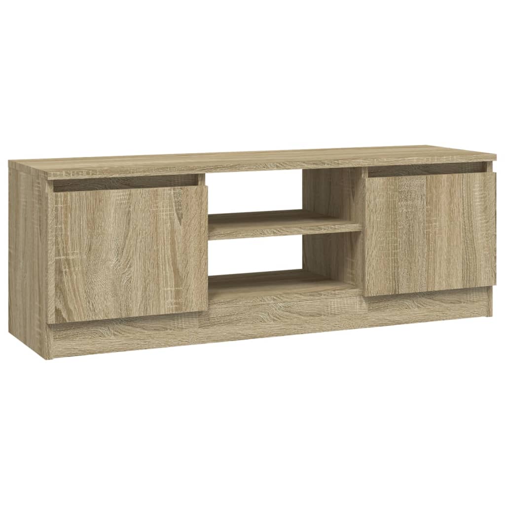 Meuble TV avec porte Chêne sonoma 102x30x36 cm - XIOS