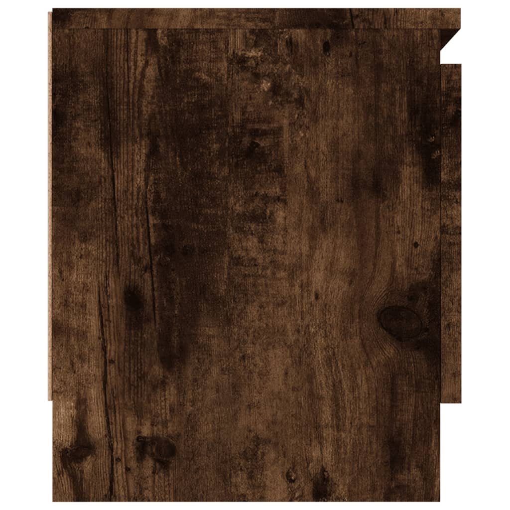 Meuble TV avec porte Chêne fumé 102x30x36 cm - XIOS